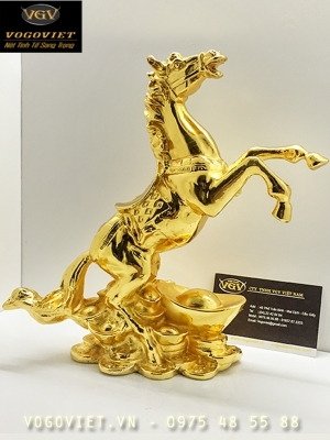 Ngựa Phong Thủy mạ vàng sản phẩm cao cấp quà tặng độc đáo